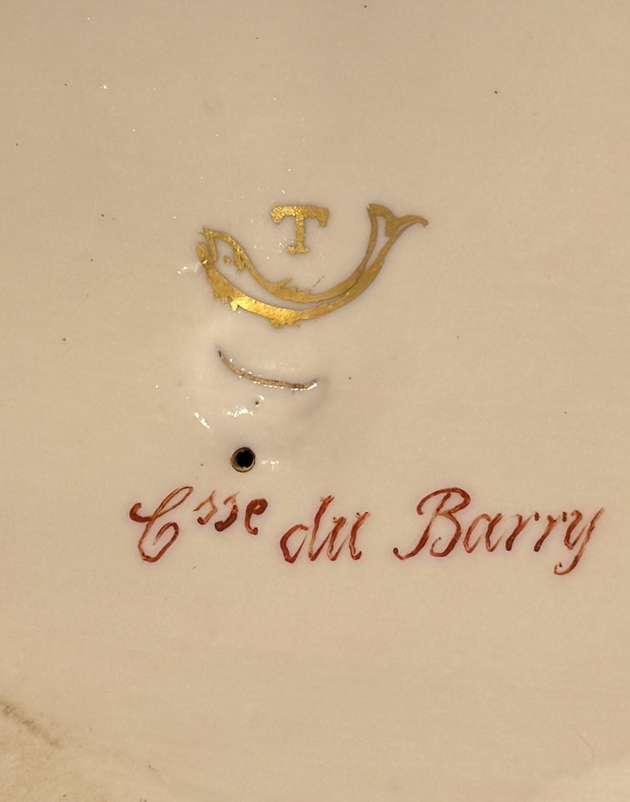 Polychrome Porcelain Figure Inspired By The Countess Du Barry - France 19th Century-photo-4